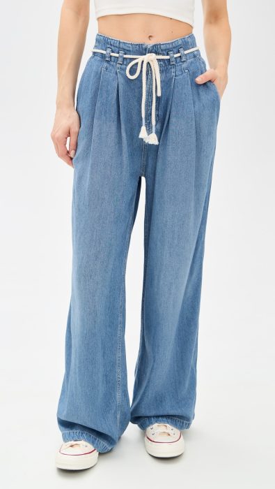 Free People Dakota Cinched Pull On Pants