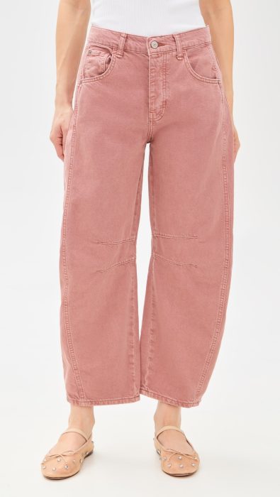 Free People Good Luck Mid Rise Barrel Jeans