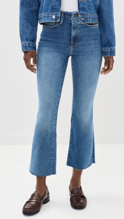 Good American Always Fits Good Legs Crop Mini Jeans