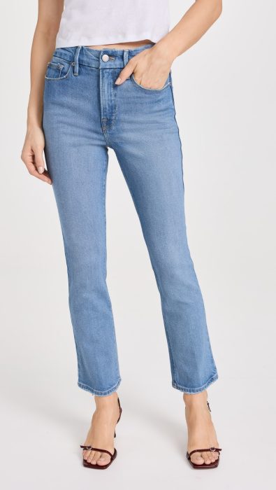 Good American Good Legs Straight Jeans