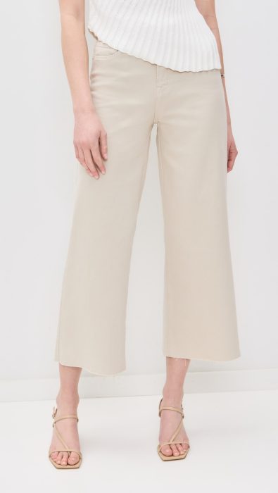 Good American Good Waist Palazzo Crop Jeans
