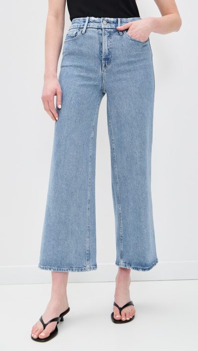 Good American Soft Tech Good Skate Crop Jeans