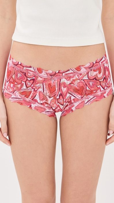 Hanky Panky Printed Signature Lace  Boy Shorts