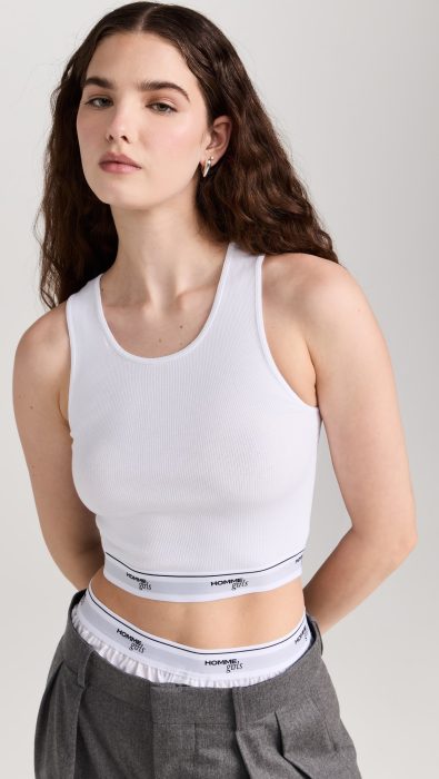HOMMEGIRLS Logo Cropped Tank