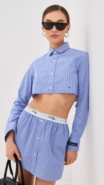 HOMMEGIRLS Super Cropped Shirt