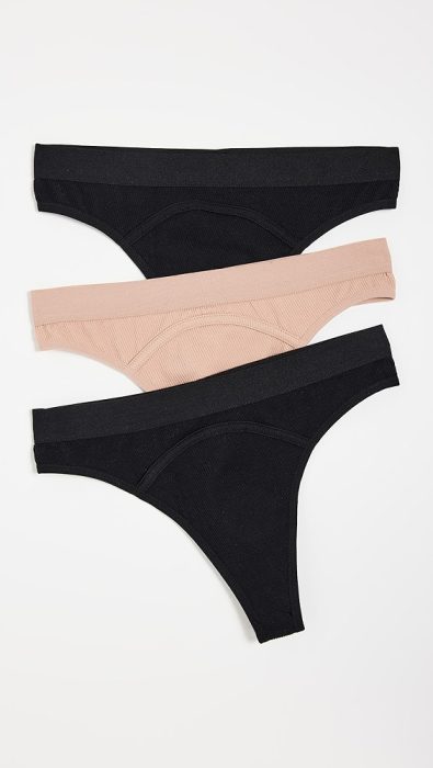 Honeydew Intimates Cyrus Rib Seamless Thong 3 Pack
