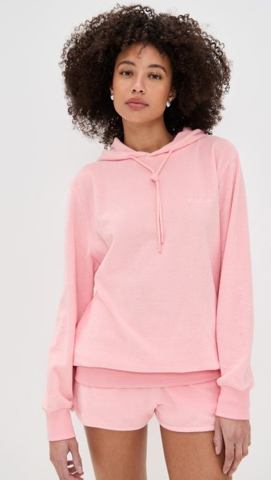 Hunza G Terry Toweling Hoodie