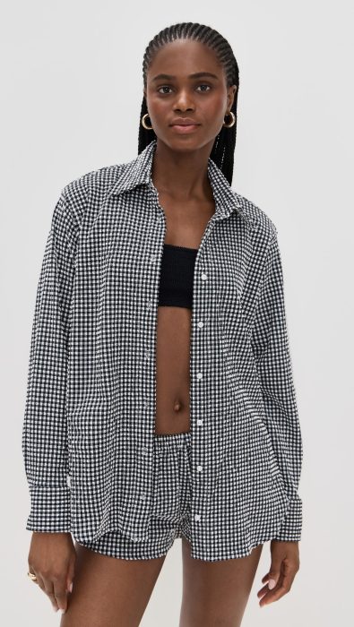 Hunza G Gingham Shirt