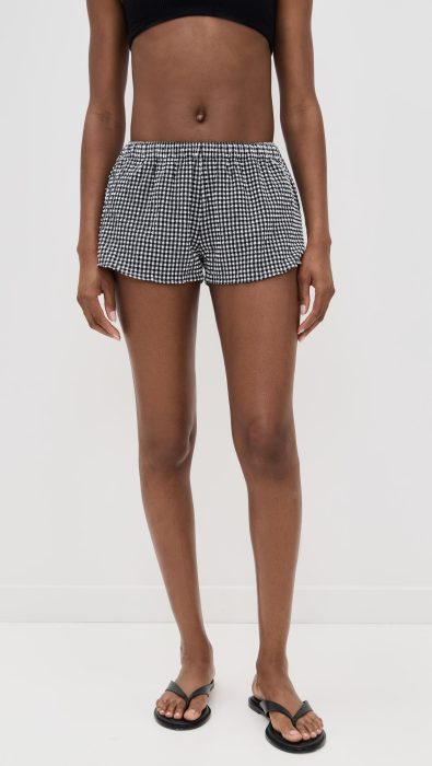 Hunza G Gingham Shorts