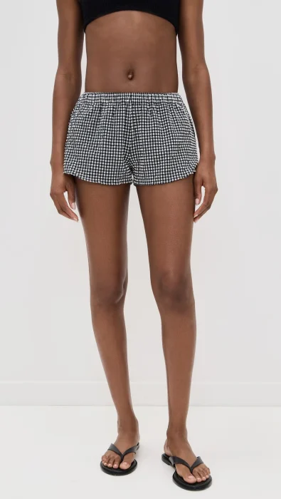 Hunza G Gingham Shorts