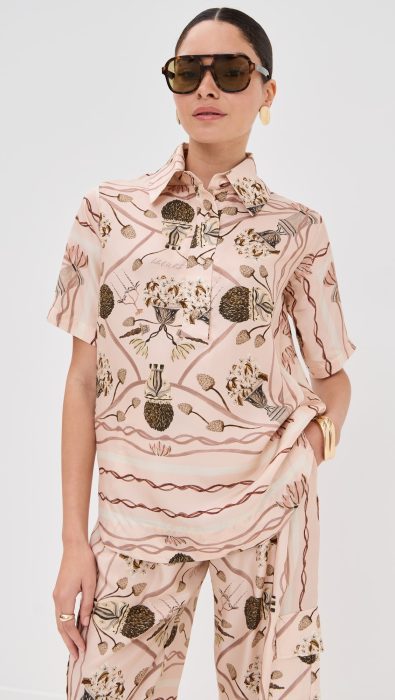 Isla & White Sol Top