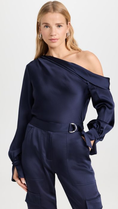 SIMKHAI Alice One Shoulder Top