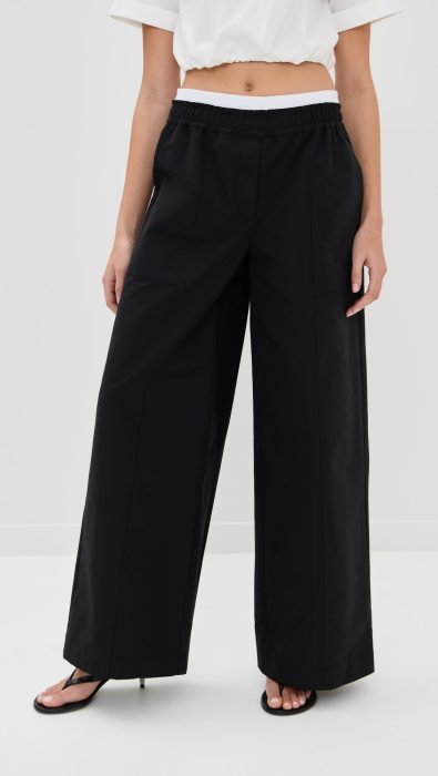 SIMKHAI Olly Double Waistband Pants