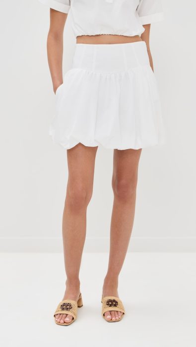 SIMKHAI Pippa Bubble Mini Skirt