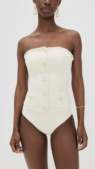 SIMKHAI Natalie Strapless One Piece