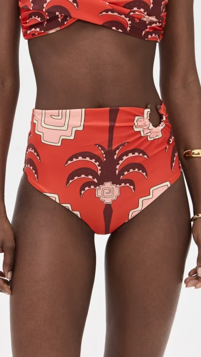 Johanna Ortiz Red Taita Bikini Bottoms