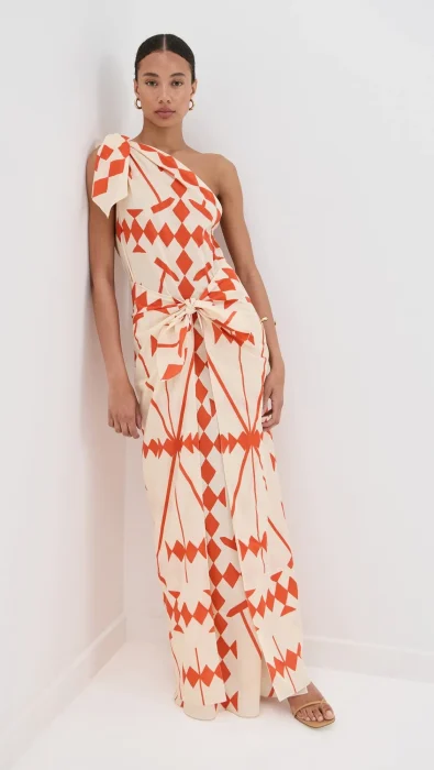 Johanna Ortiz Seaweed Ankle Dress