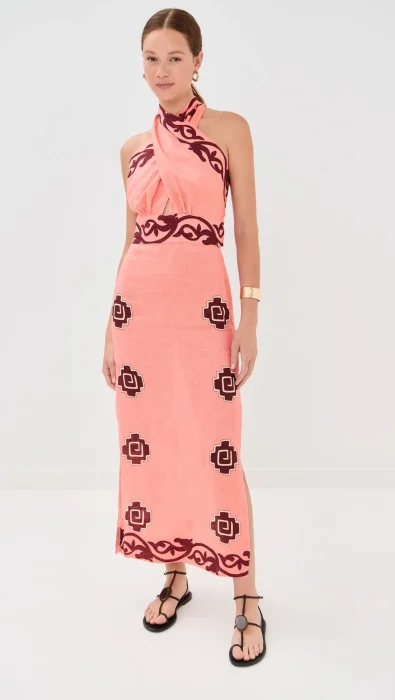 Johanna Ortiz Energetic Patterns Ankle Dress