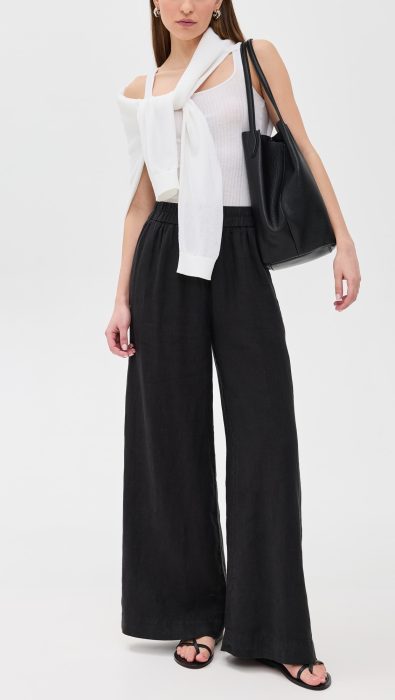 James Perse Lightweight Linen Culotte Pants