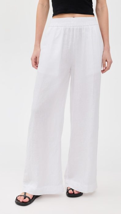 James Perse Lightweight Linen Culotte Pants