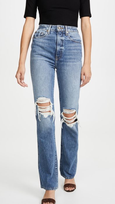 Khaite Danielle High Rise Stovepipe Jeans
