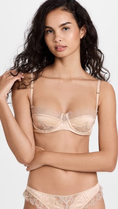 Kiki De Montparnasse Lace Inset Balconette Bra