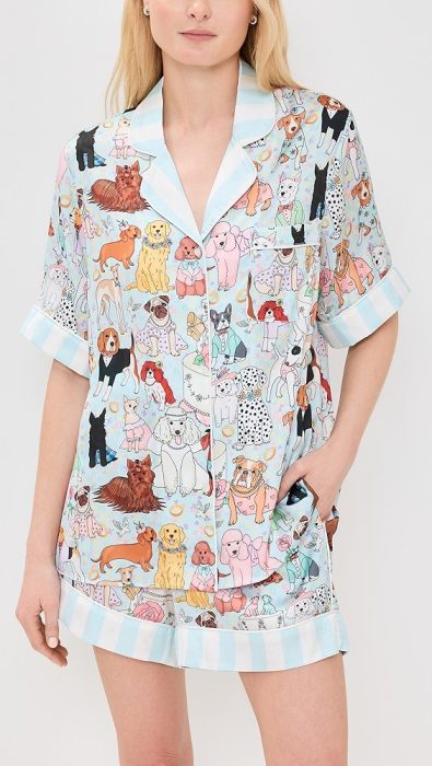 Karen Mabon Short Sleeve Short Set