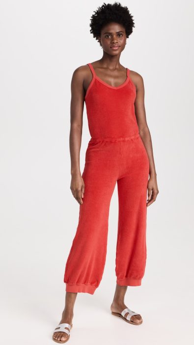 Suzie Kondi Giorgi Terry Tank Jumpsuit