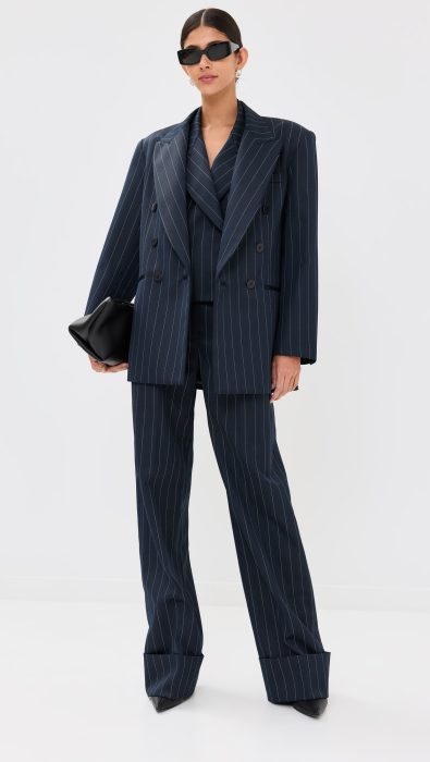 LaQuan Smith Oversized Boyfriend Blazer