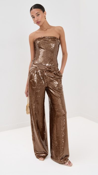 LaQuan Smith Oversized Tailored Pants