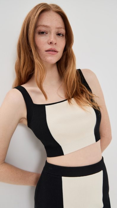 LE BOP Colorblocked Tank