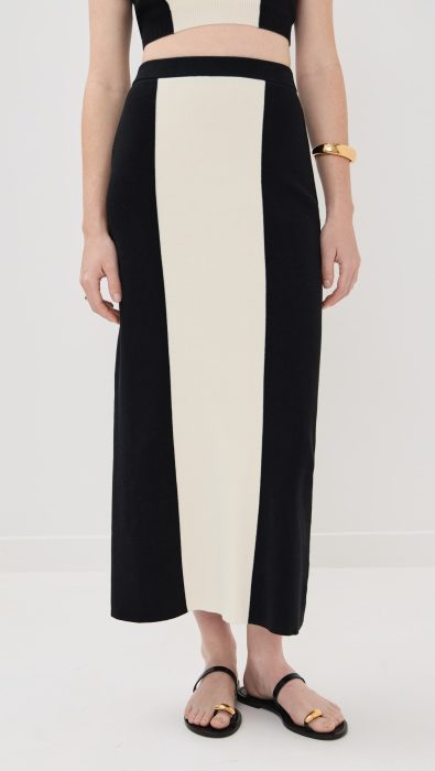 LE BOP Colorblocked Skirt