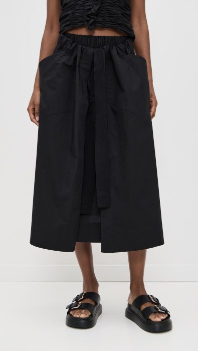 Lee Mathews Wendy Tie Front Skirt