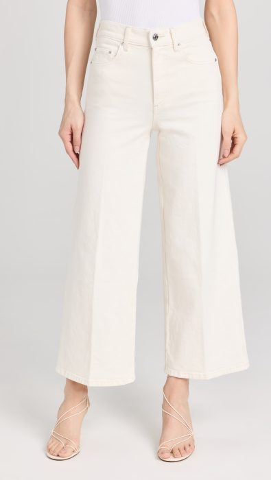 LE JEAN Juliette Wide Leg Ankle Jeans