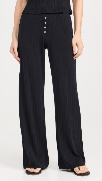 Leset Pointelle Boxer Pants