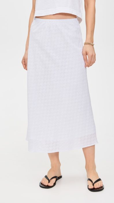 LNA Waialea Eyelet Skirt