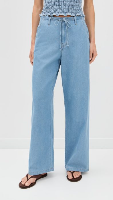 LNA Gia Tie Waist Pants