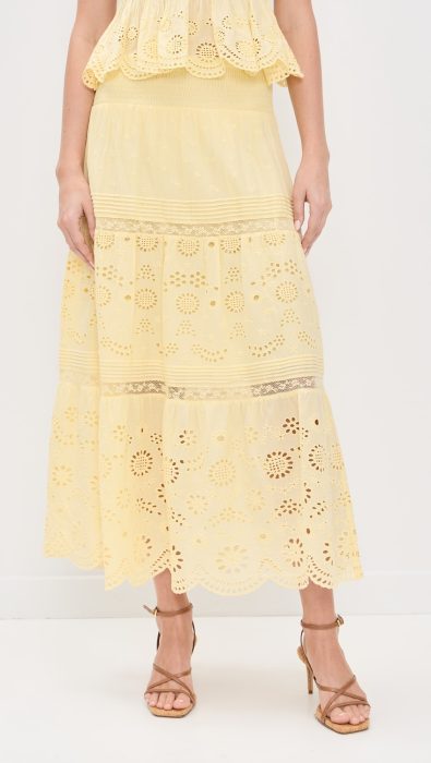 LoveShackFancy Miloti Skirt