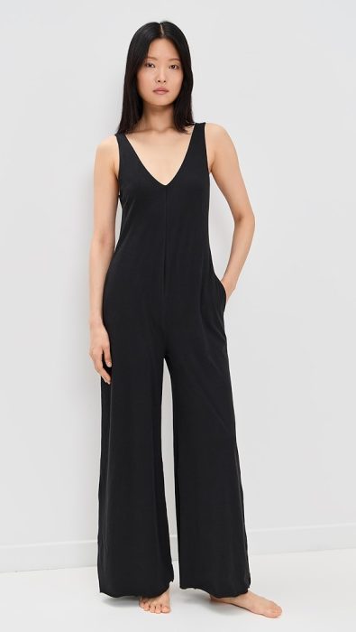 Lunya Organic Pima Double V Jumpsuit