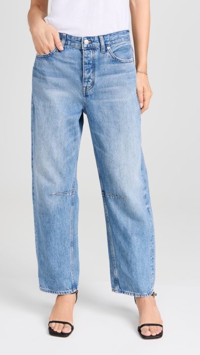 Madewell The Darted Barrel-Leg Jean