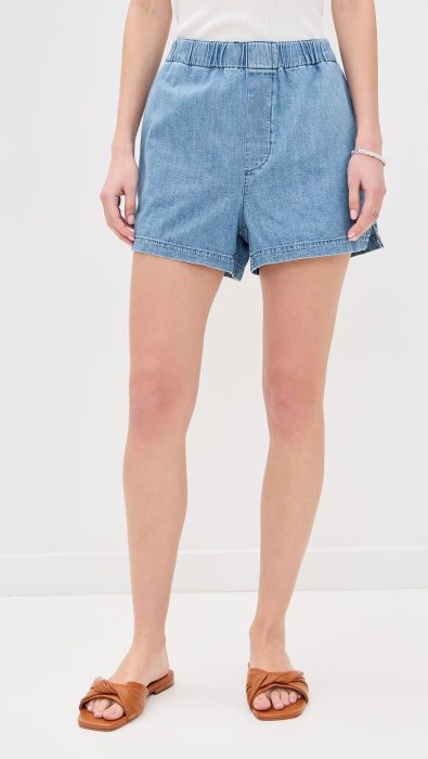 Madewell Denim Pull-On Shorts in Marnie Wash