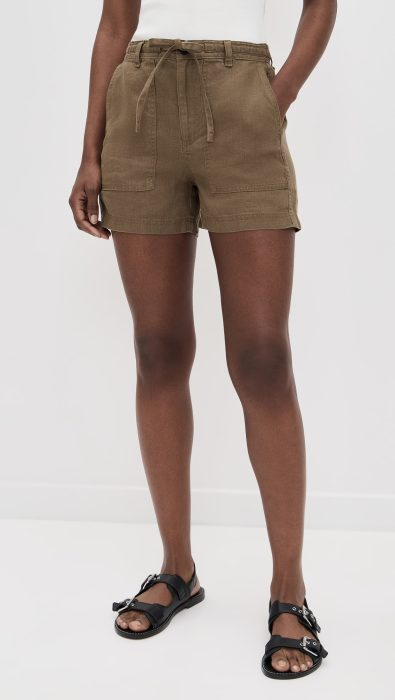 Madewell Linen Pull-On Drawstring Shorts