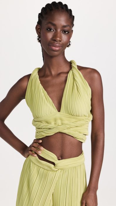 Maylé Vásquez Salome Wrap Around Crop Top