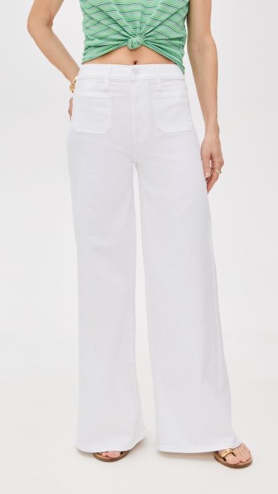 MOTHER Petite Lil Patch Pocket Undercover Sneak Jeans