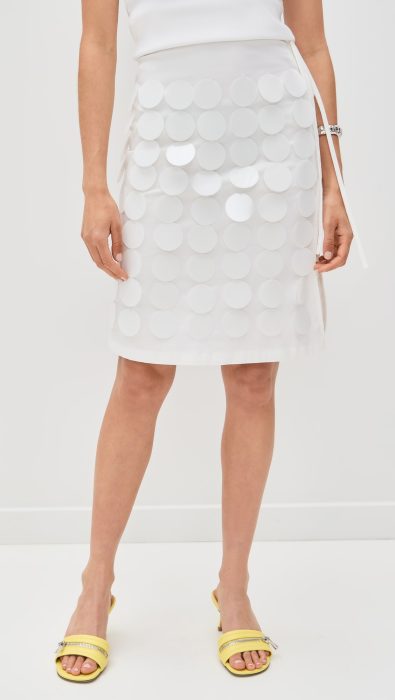 MSGM Paillettes Skirt