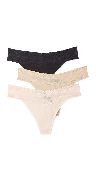 Natori Bliss Perfection Thong 3 Pack