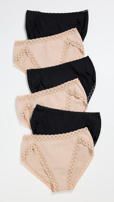 Natori Bliss French Cut Panties 6 Pack