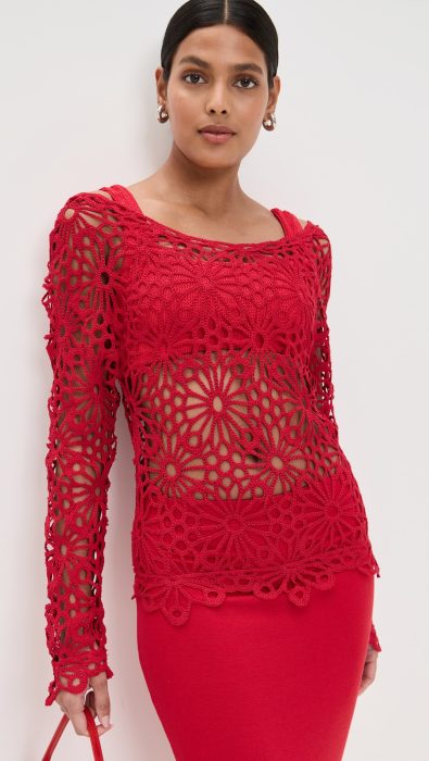 Norma Kamali Off Shoulder Raglan Top