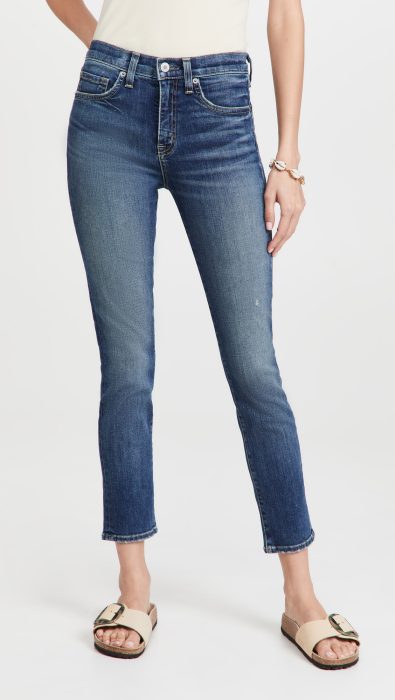 Nili Lotan Mid Rise Jeans