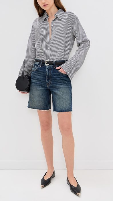 Nili Lotan Russel Denim Shorts